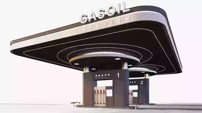 gas station