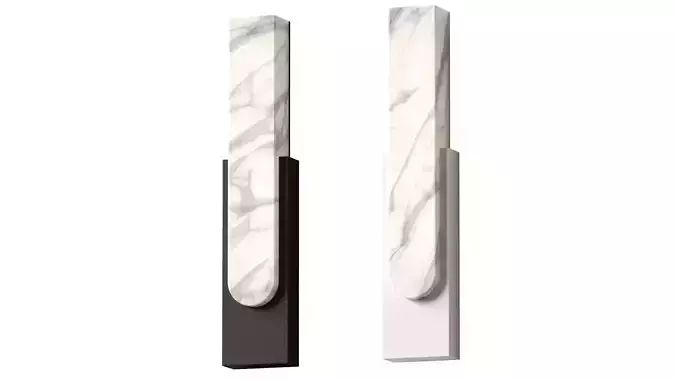 Elvi Home - Marta Marble Wall Lamp 3D model