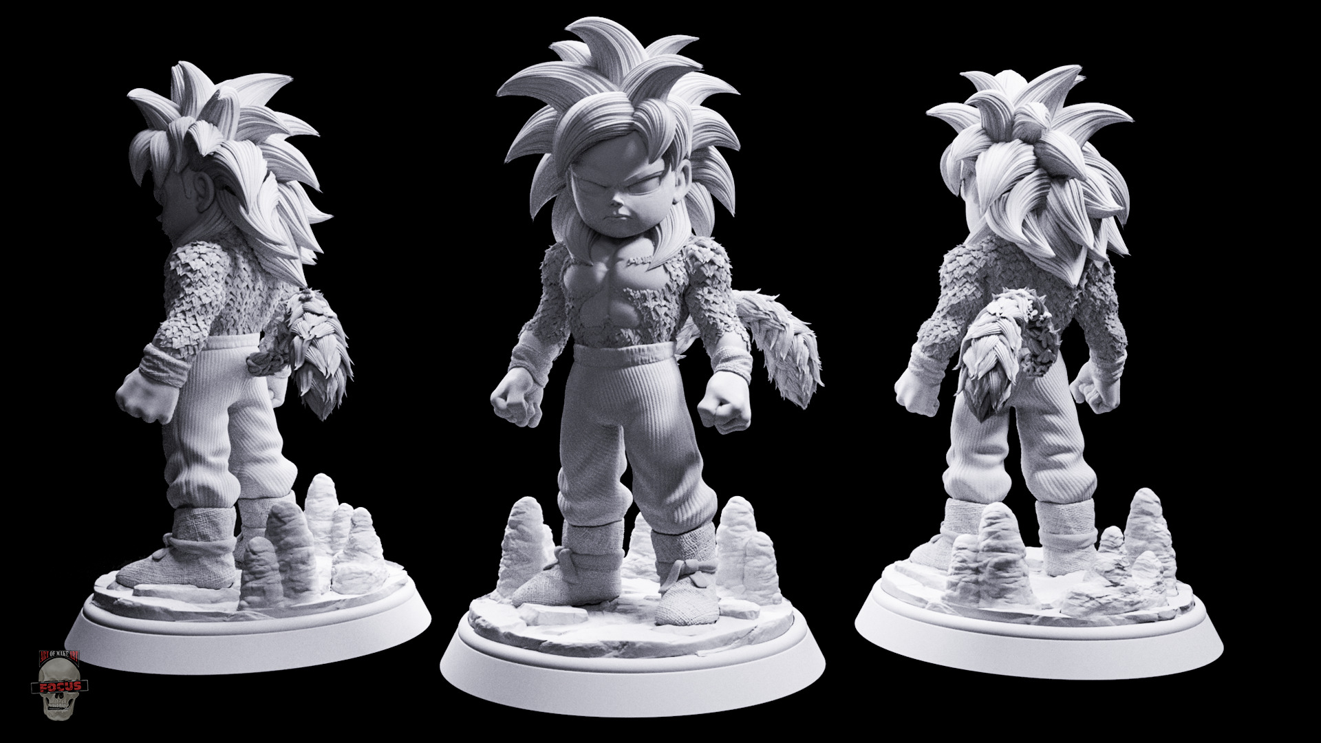 Goku - Dragon Ball Daima - Super Saiyajin 4 - SSJ4 3D print model_3