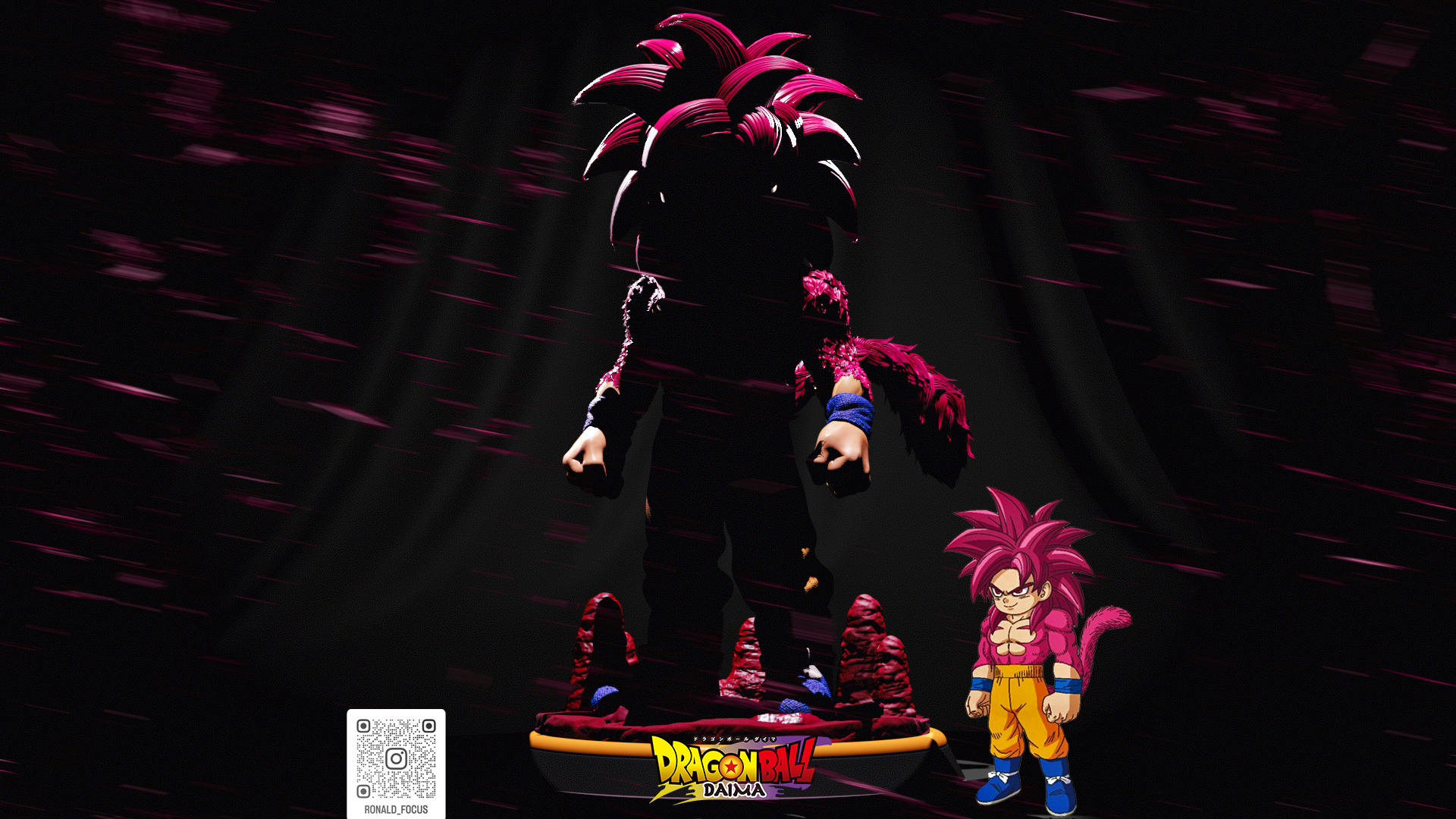 Goku - Dragon Ball Daima - Super Saiyajin 4 - SSJ4 3D print model_2