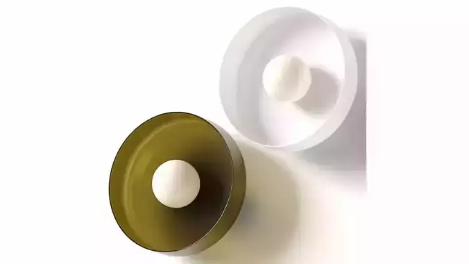 Opaline Blown Glass Disc - In Common With