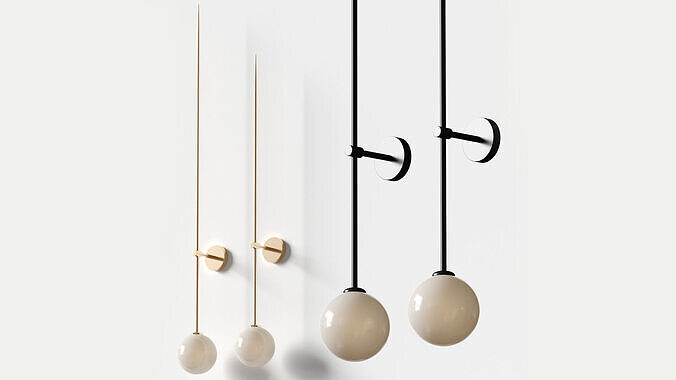 Vakkerlight - Mobile Wall Lamp 3D model