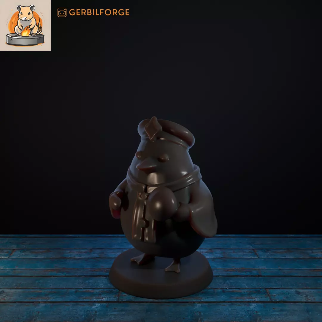 Yolkris the Holy Egg Cleric Miniature 3D print model