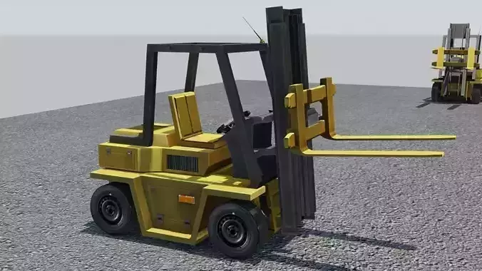 Forklift PBR Textured