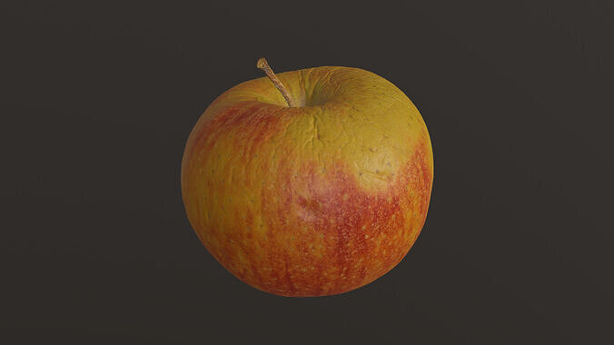 High-Resolution Apple 3D Scan 03 3D model