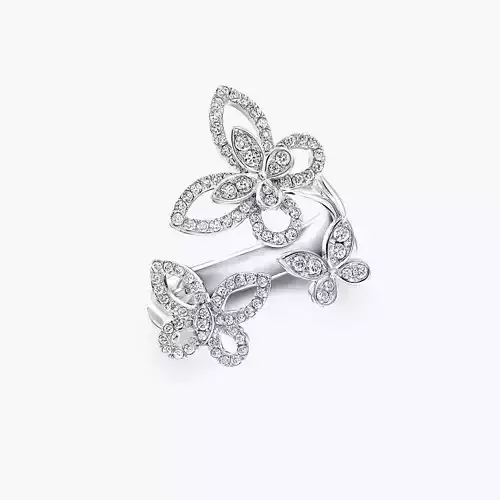 Fashion  rhing Graff butterfly 3D print model