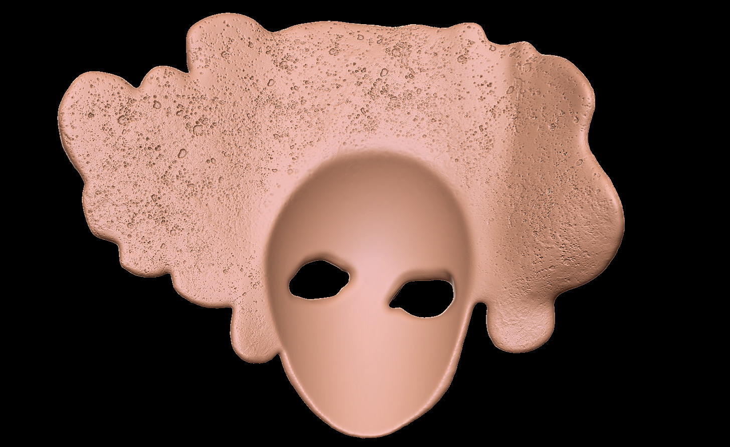 MASK OF THE CHILD - DARK SOULS 1 - WALL DISPLAY AND COSPLAY PROP 3D print model_6