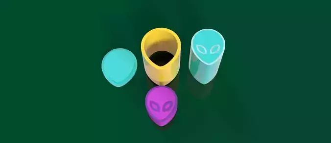 Alien Bath Bomb Press 