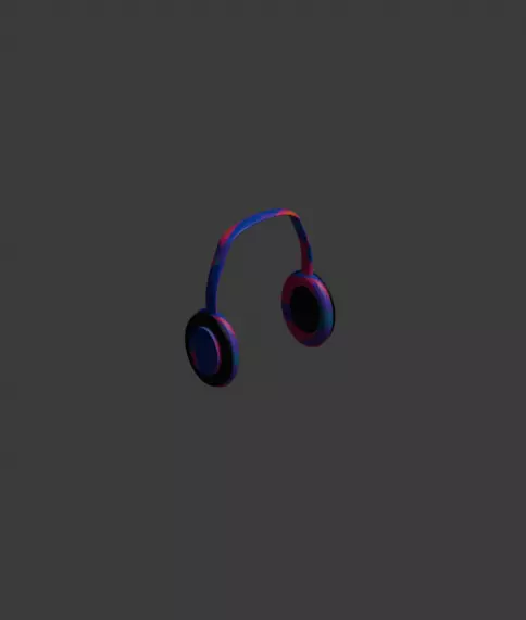 VHS Headphones Free 3D model