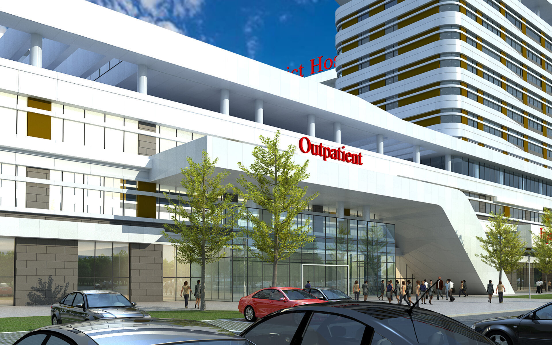 3D Hospital Model 3D model_3