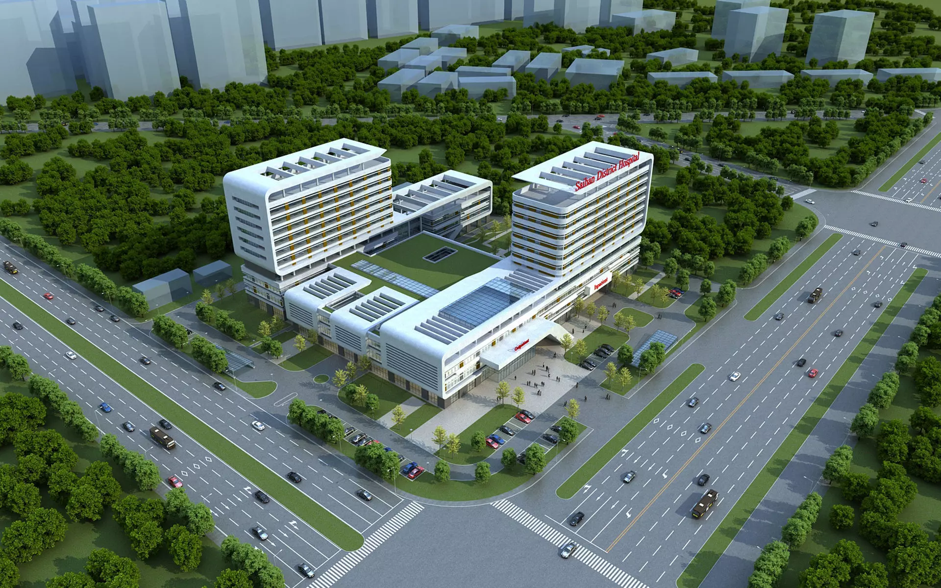 3D Hospital Model 3D model_0