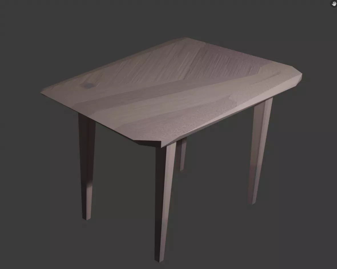 VHS Dining Table Free 3D model