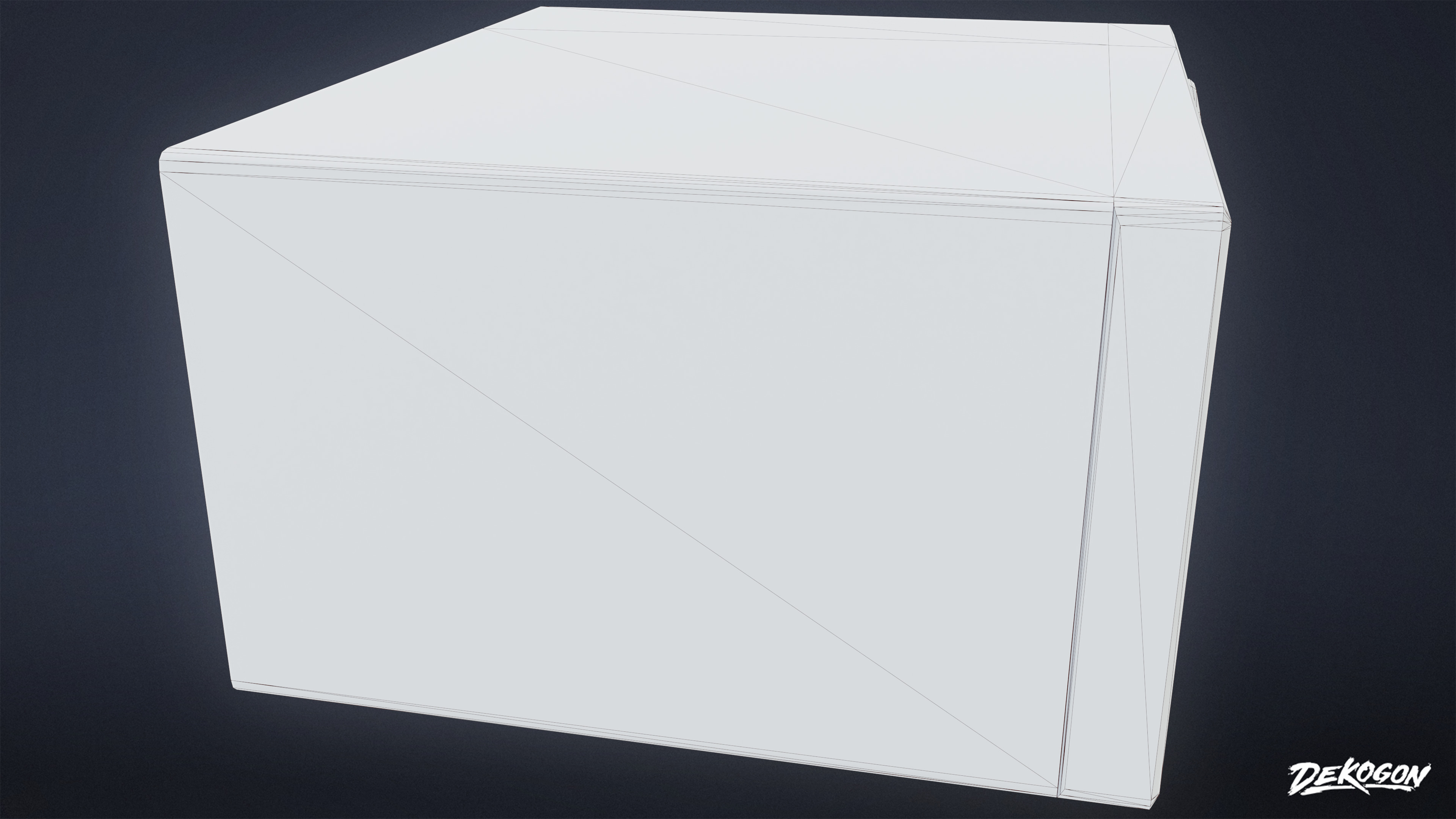 SUBURBS - Microwave 01 - LOW POLY AND NANITE Low-poly 3D model_8