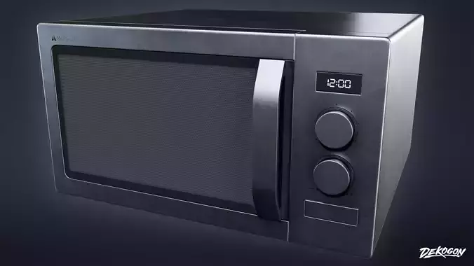 SUBURBS - Microwave 02 - LOW POLY