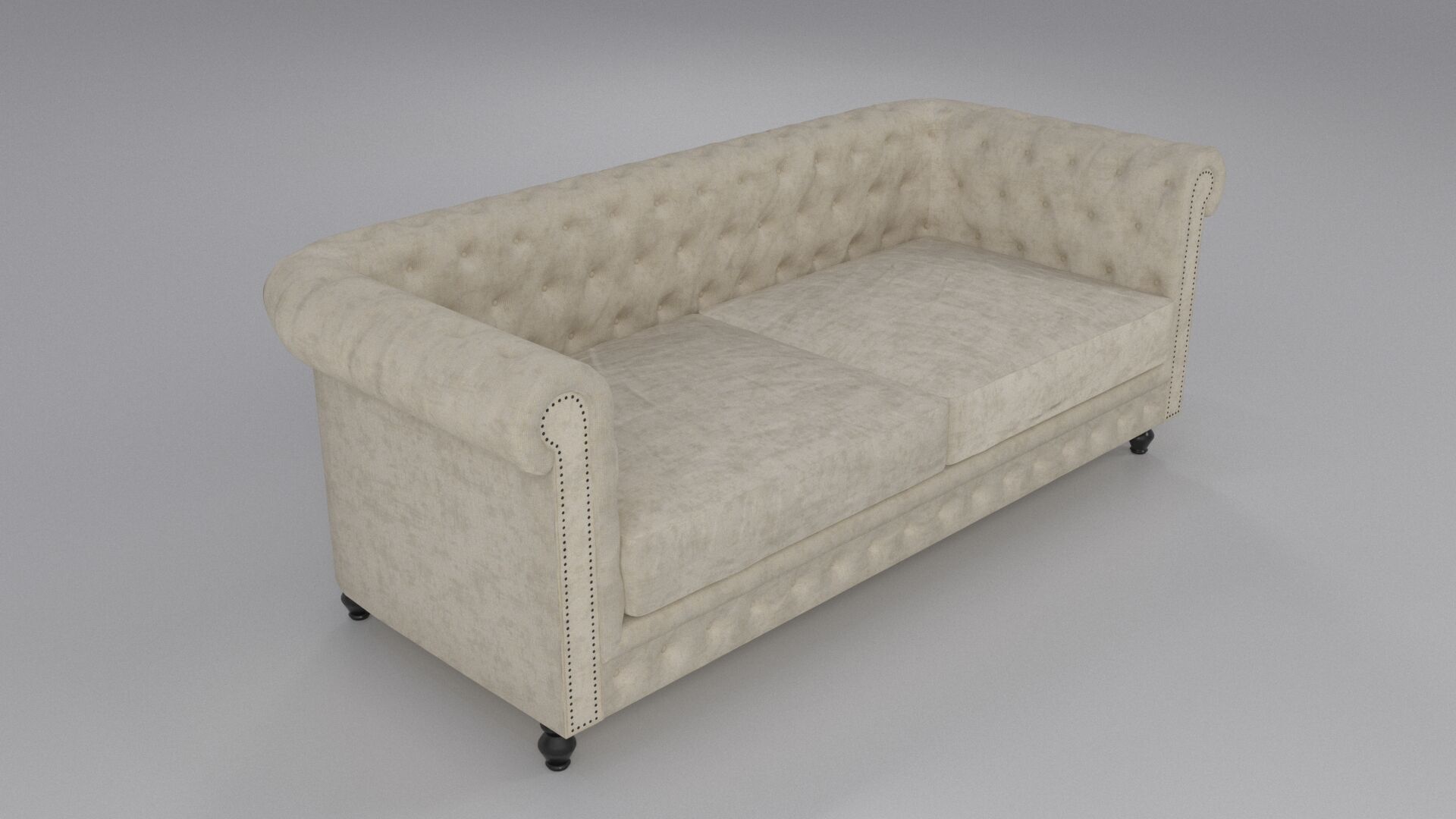 Sofa Uno Chesterfield 3D model_2
