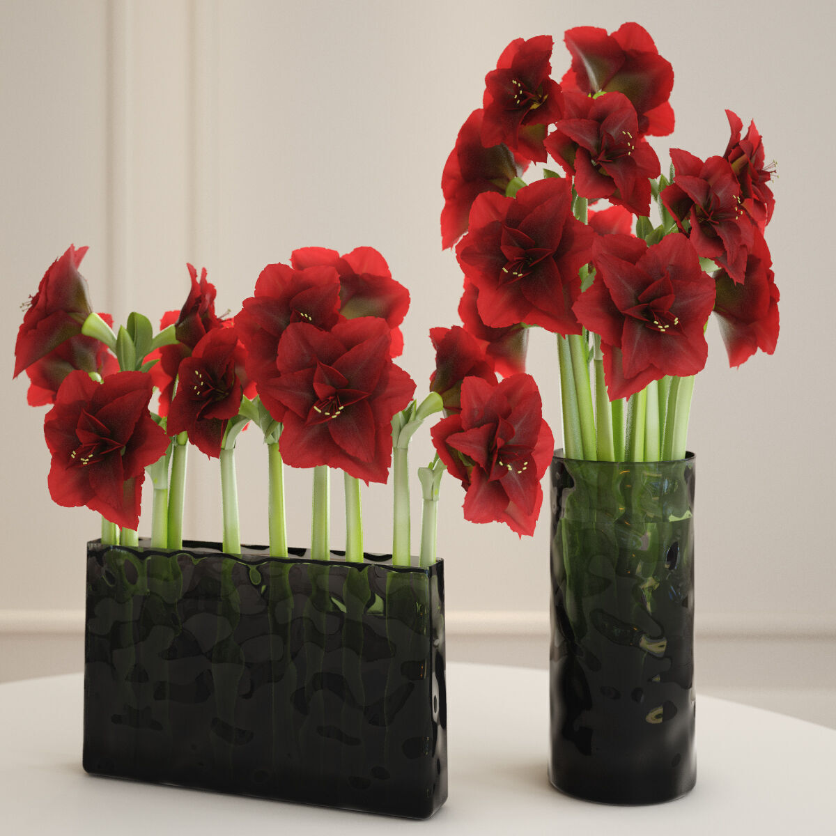 Hippeastrum Flowers 3D Model for 3ds Max 3D model_1