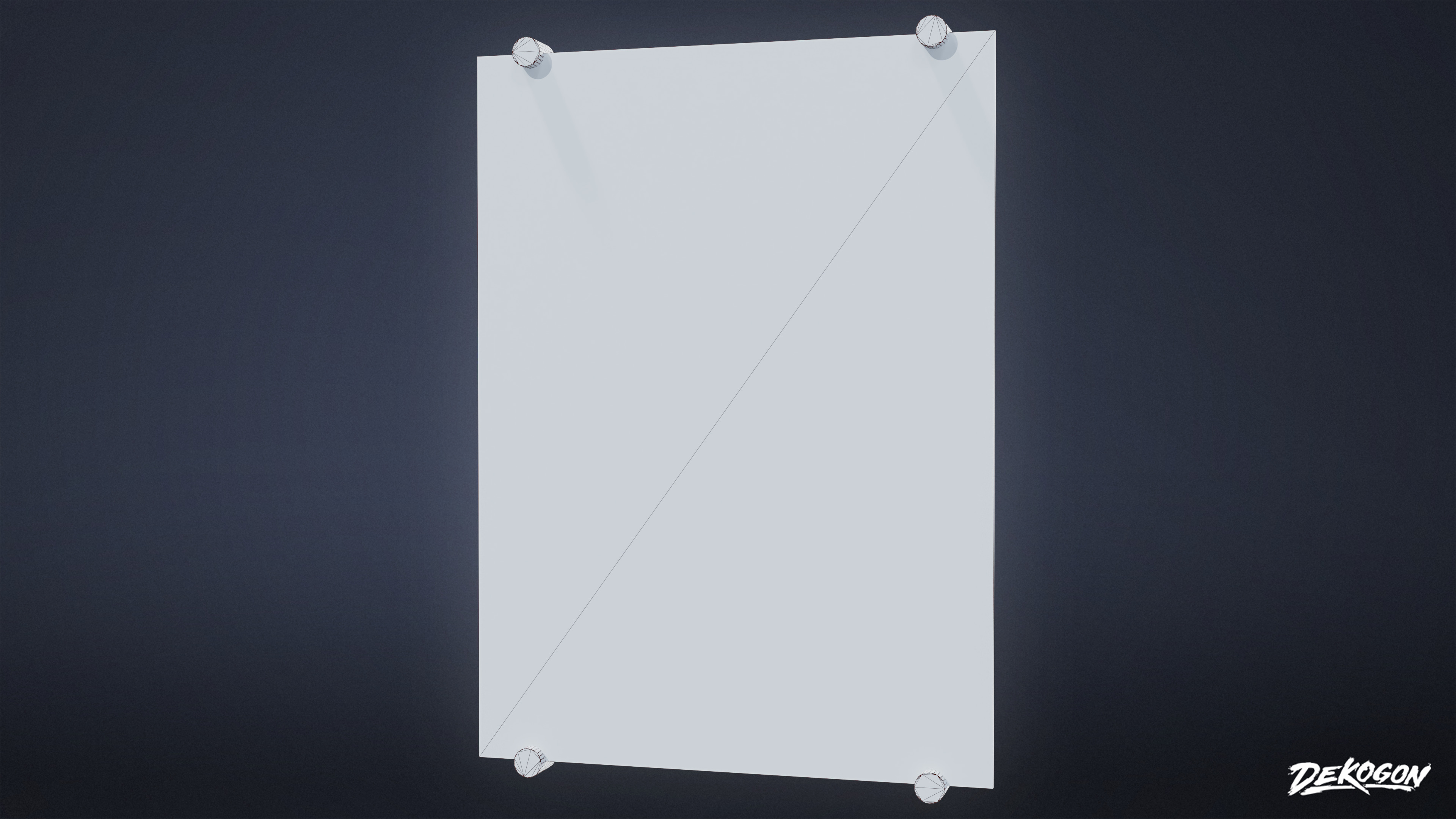 SUBURBS - Mirror Set 02 - LOW POLY AND NANITE Low-poly 3D model_19