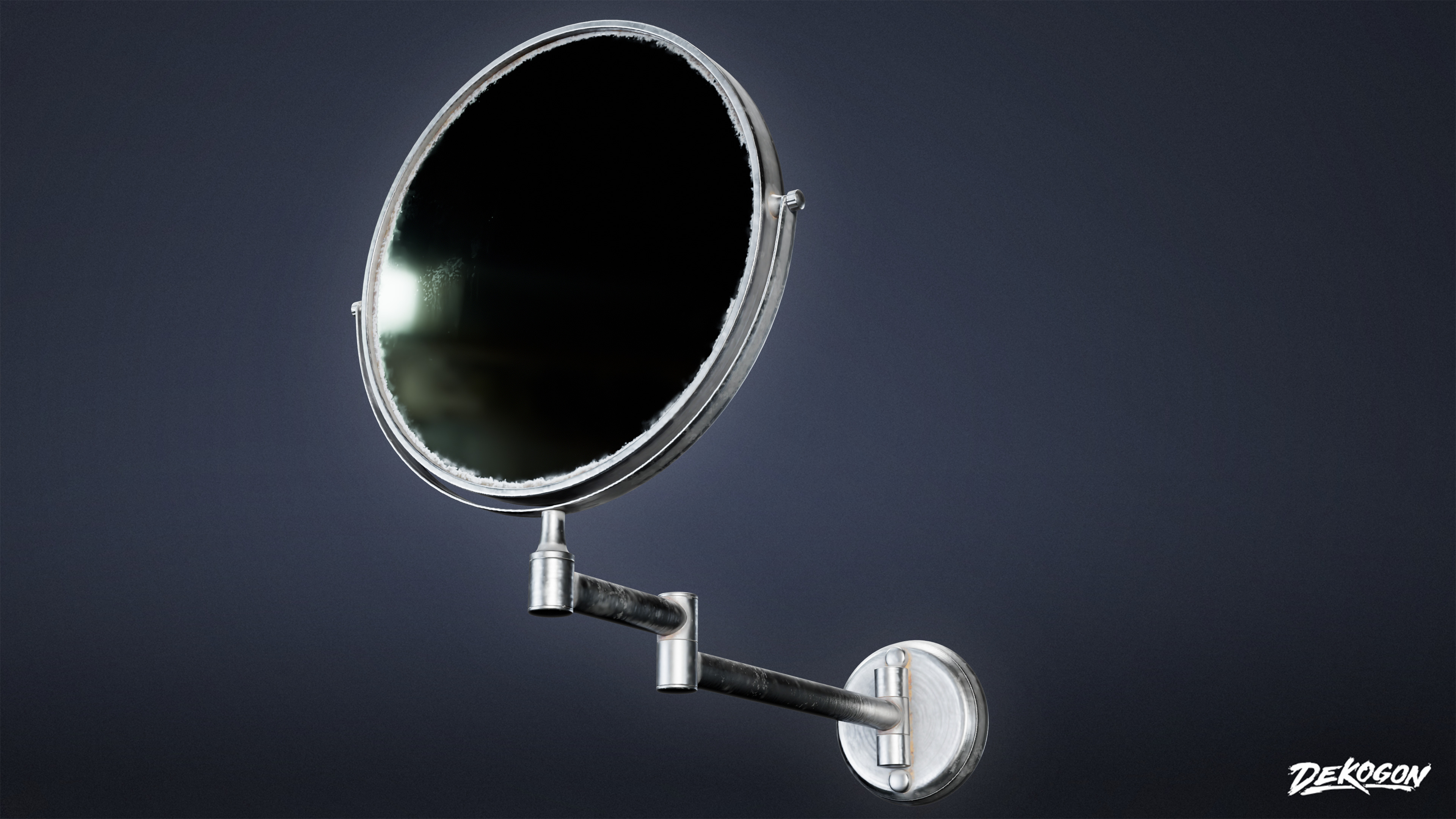 SUBURBS - Mirror Set 02 - LOW POLY AND NANITE Low-poly 3D model_11