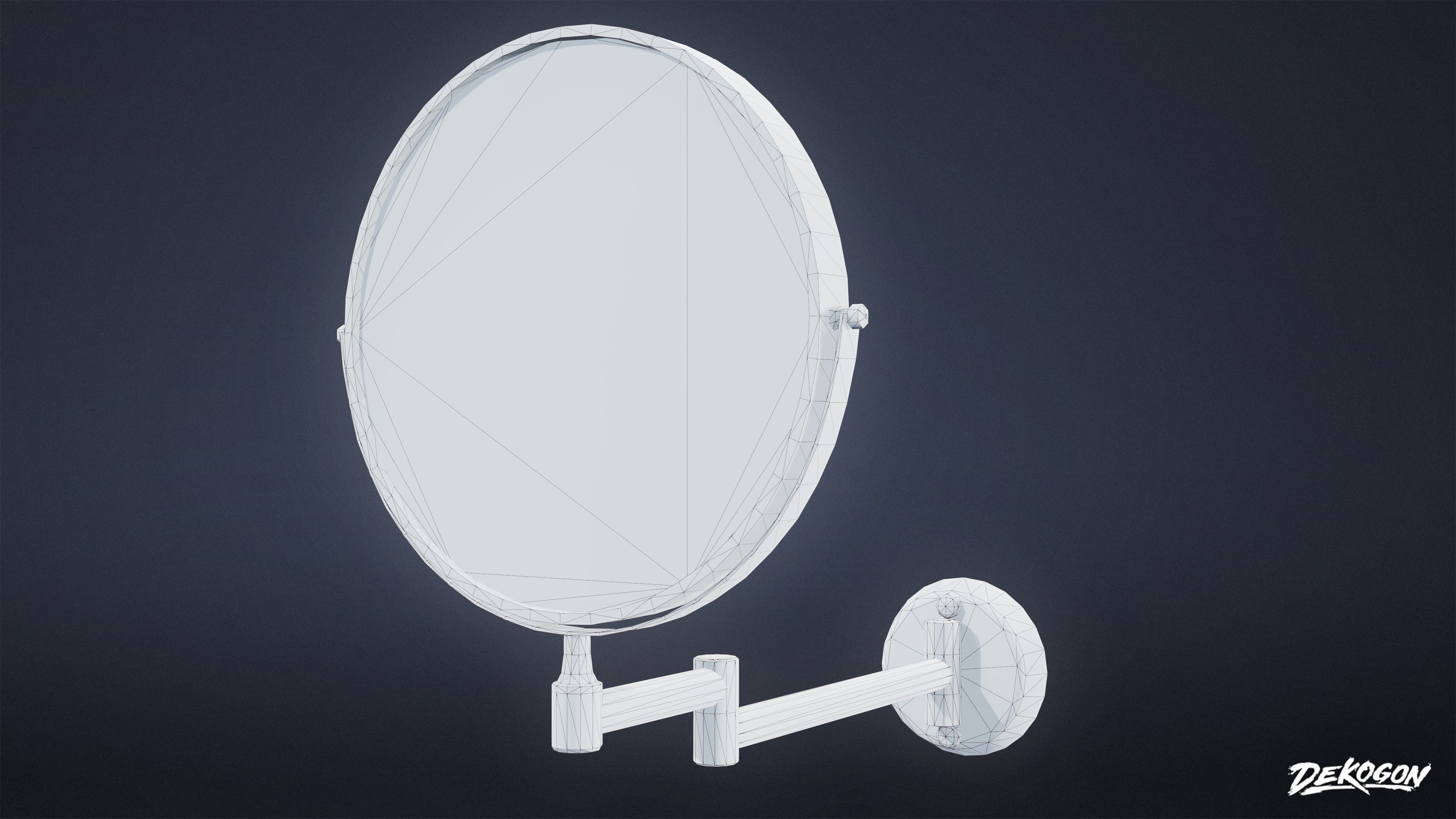 SUBURBS - Mirror Set 02 - LOW POLY AND NANITE Low-poly 3D model_17