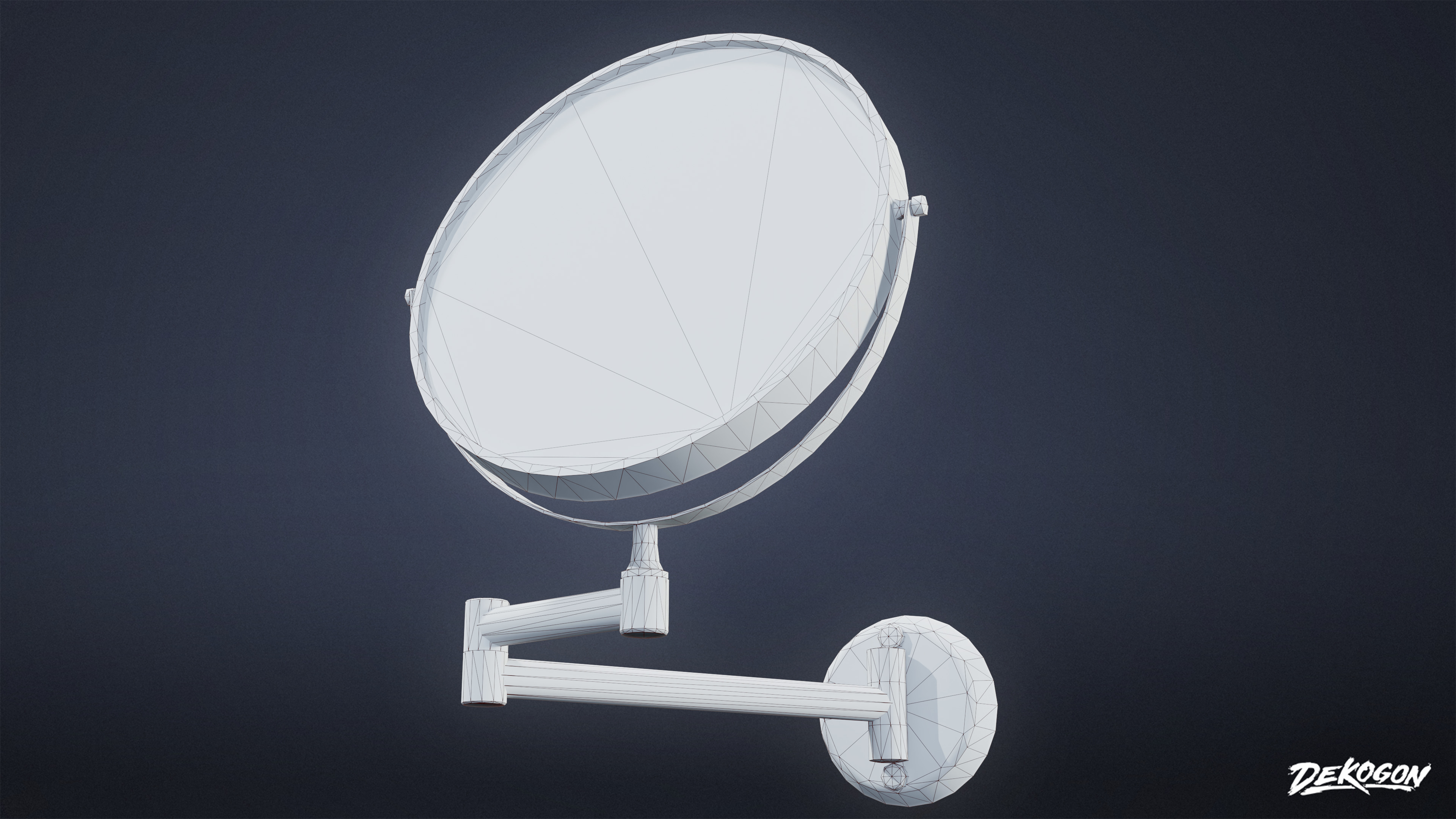 SUBURBS - Mirror Set 02 - LOW POLY AND NANITE Low-poly 3D model_14