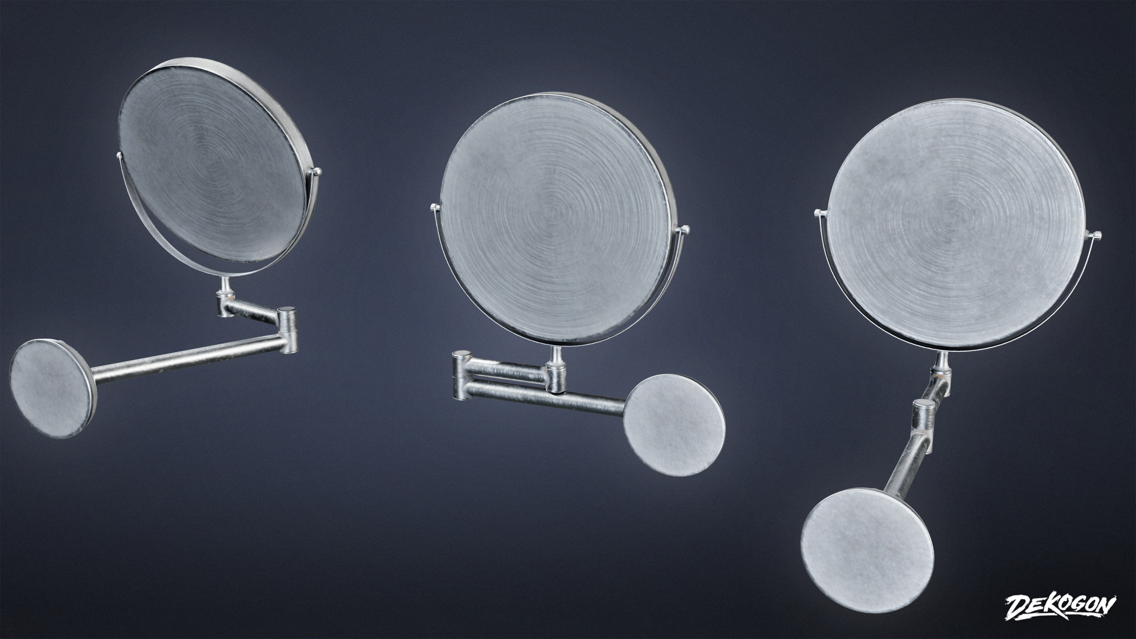 SUBURBS - Mirror Set 02 - LOW POLY AND NANITE Low-poly 3D model_10