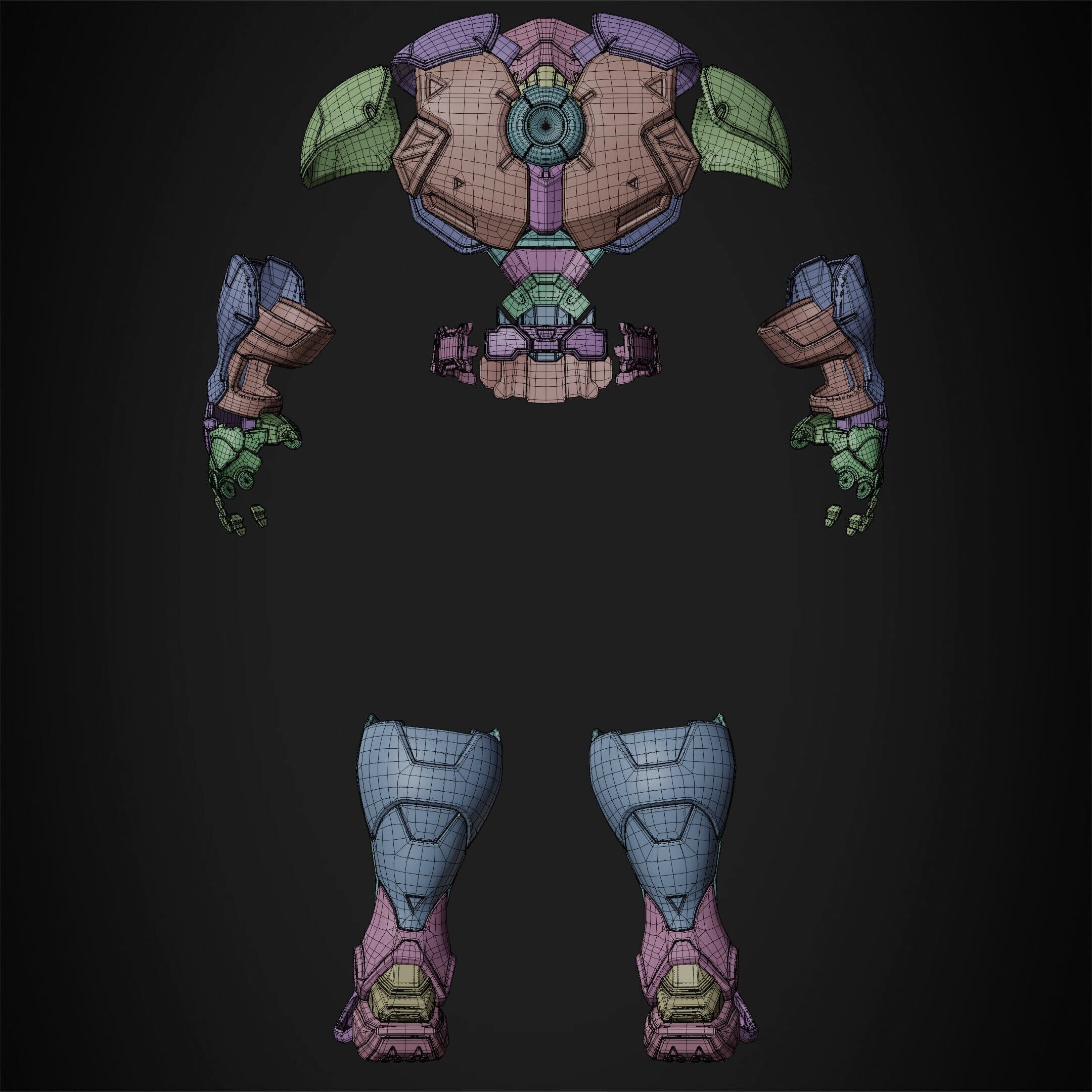 Marvel Rivals Captain America Armor for Cosplay 3D print model_19