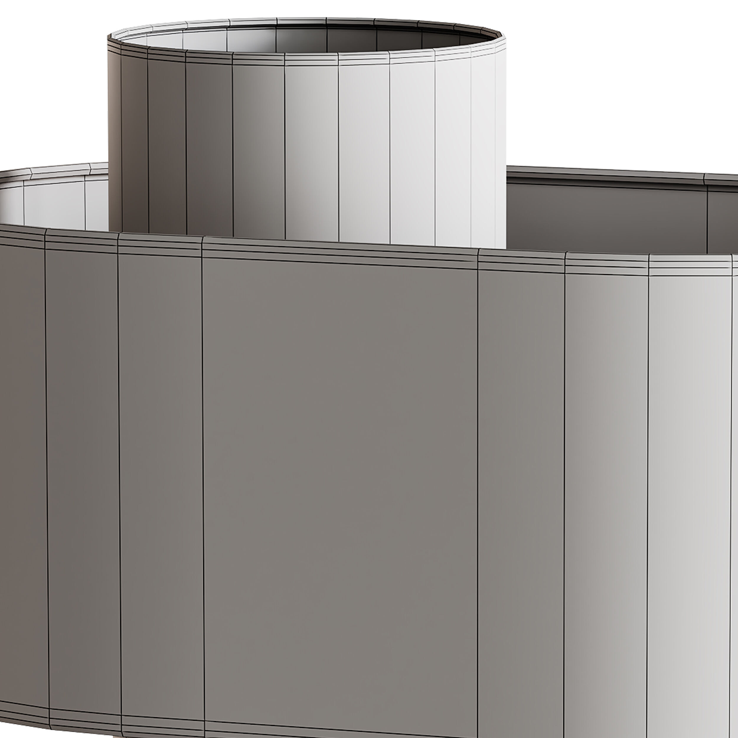 Beige Heron Table Lamp 3D model_14