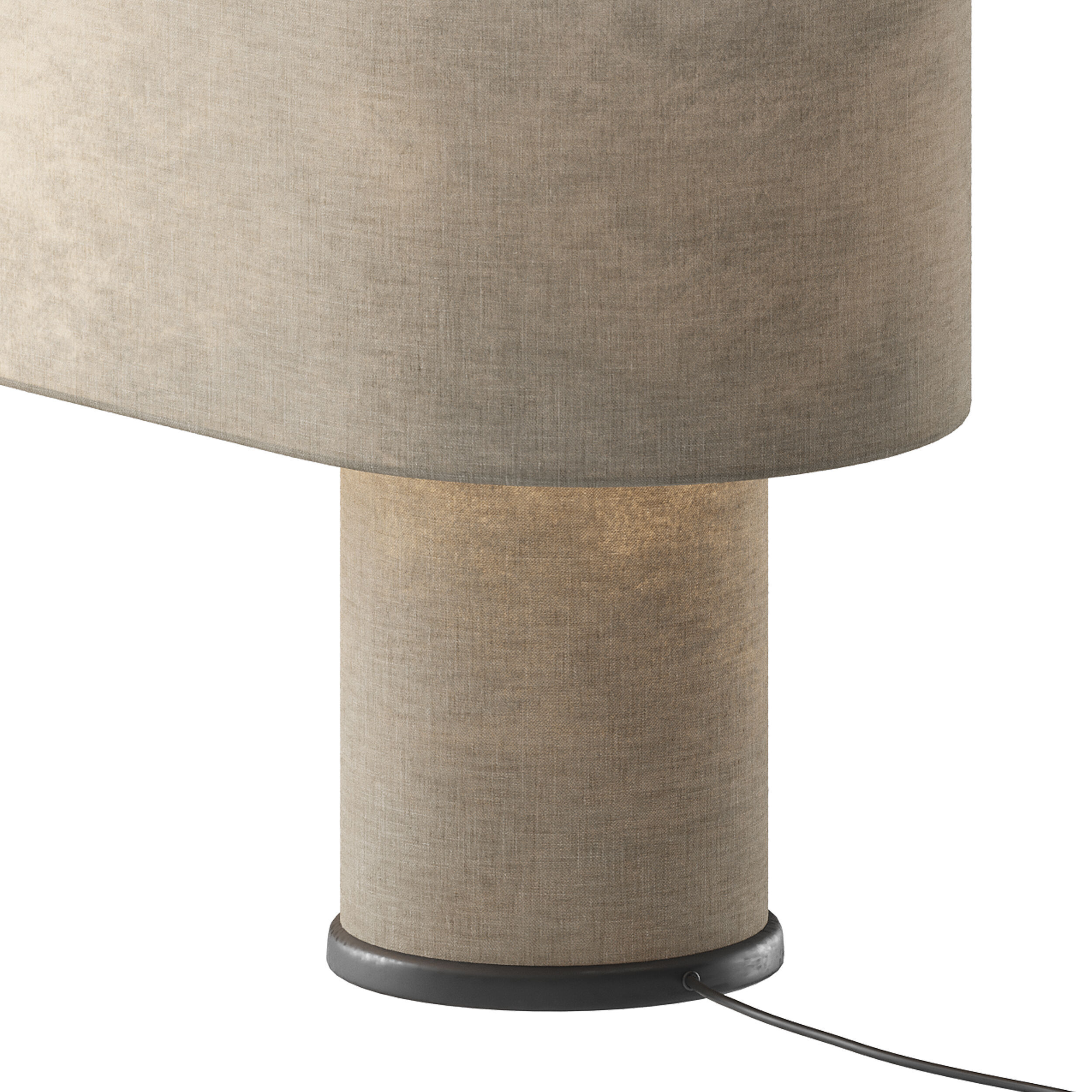 Beige Heron Table Lamp 3D model_10