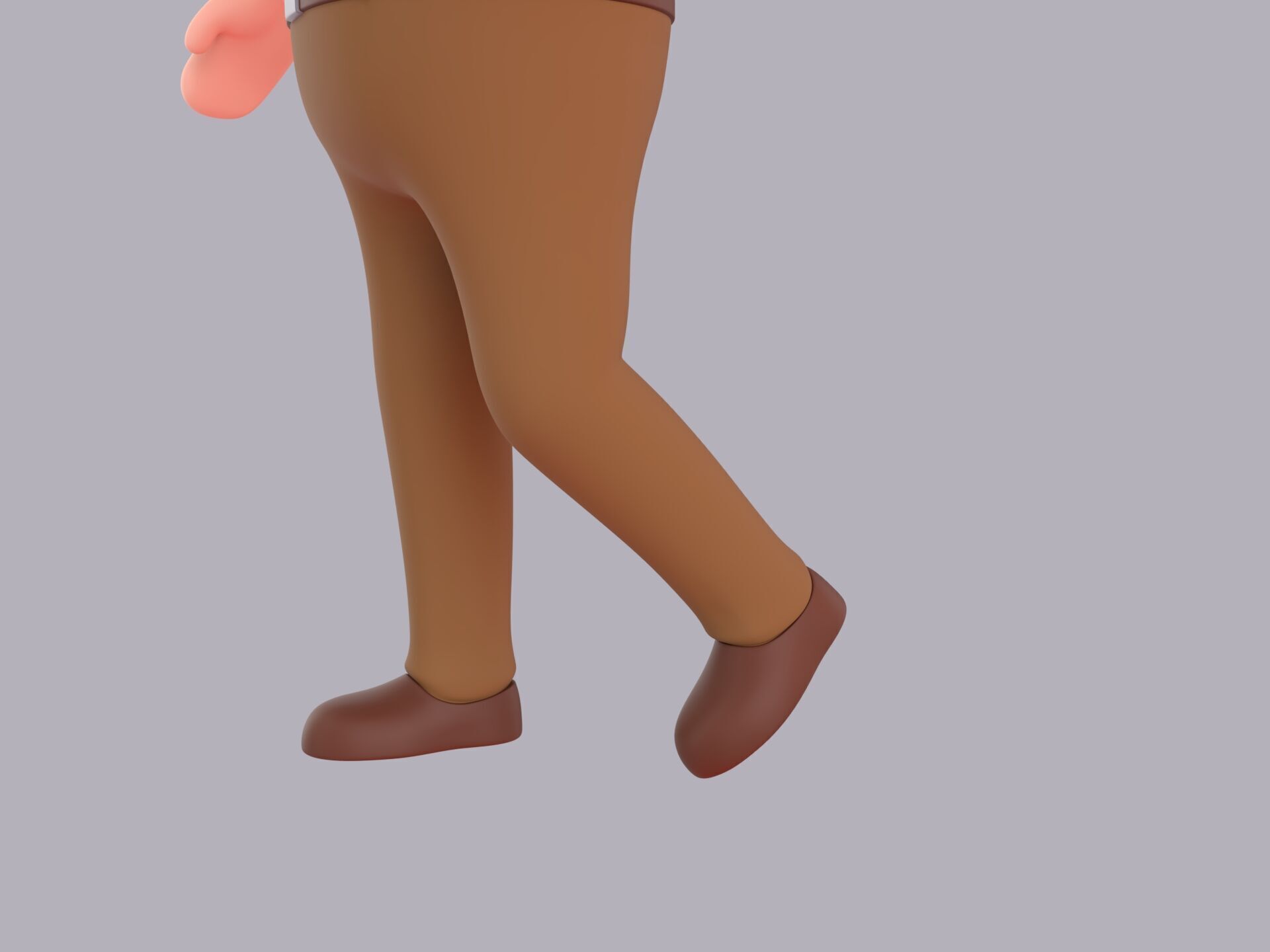 Cartoon Male Character Rigged 120 3D model_7