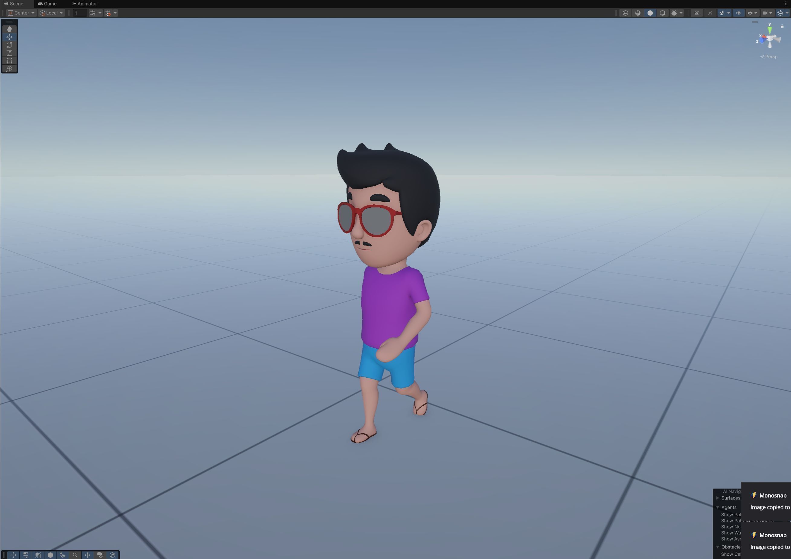 Cartoon Male Character Rigged 118 3D model_11