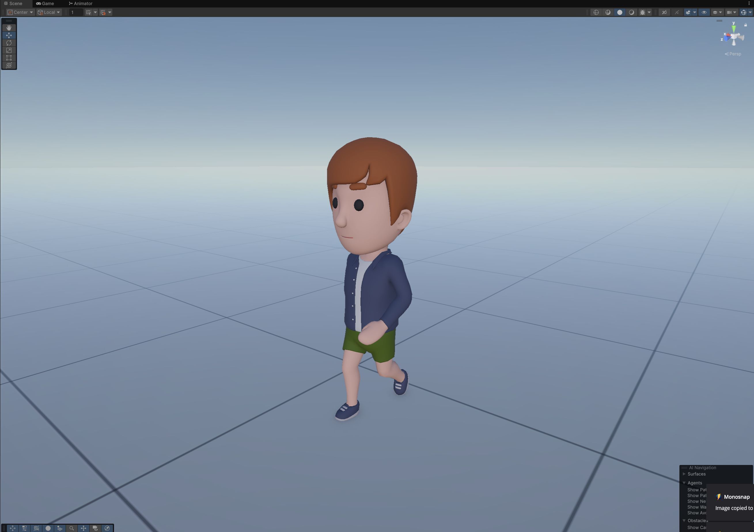 Cartoon Male Character Rigged 115 3D model_11