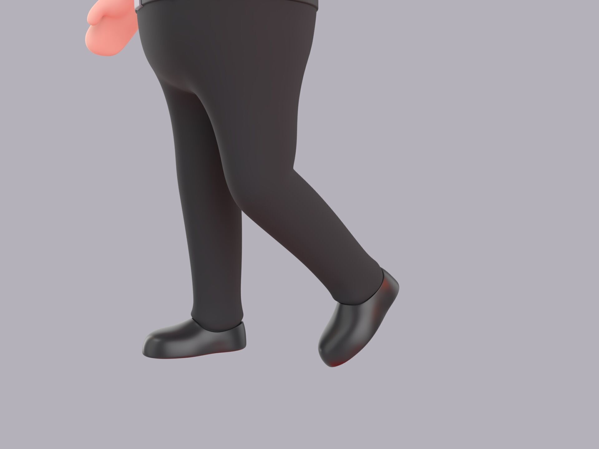 Cartoon Male Character Rigged 110 3D model_7