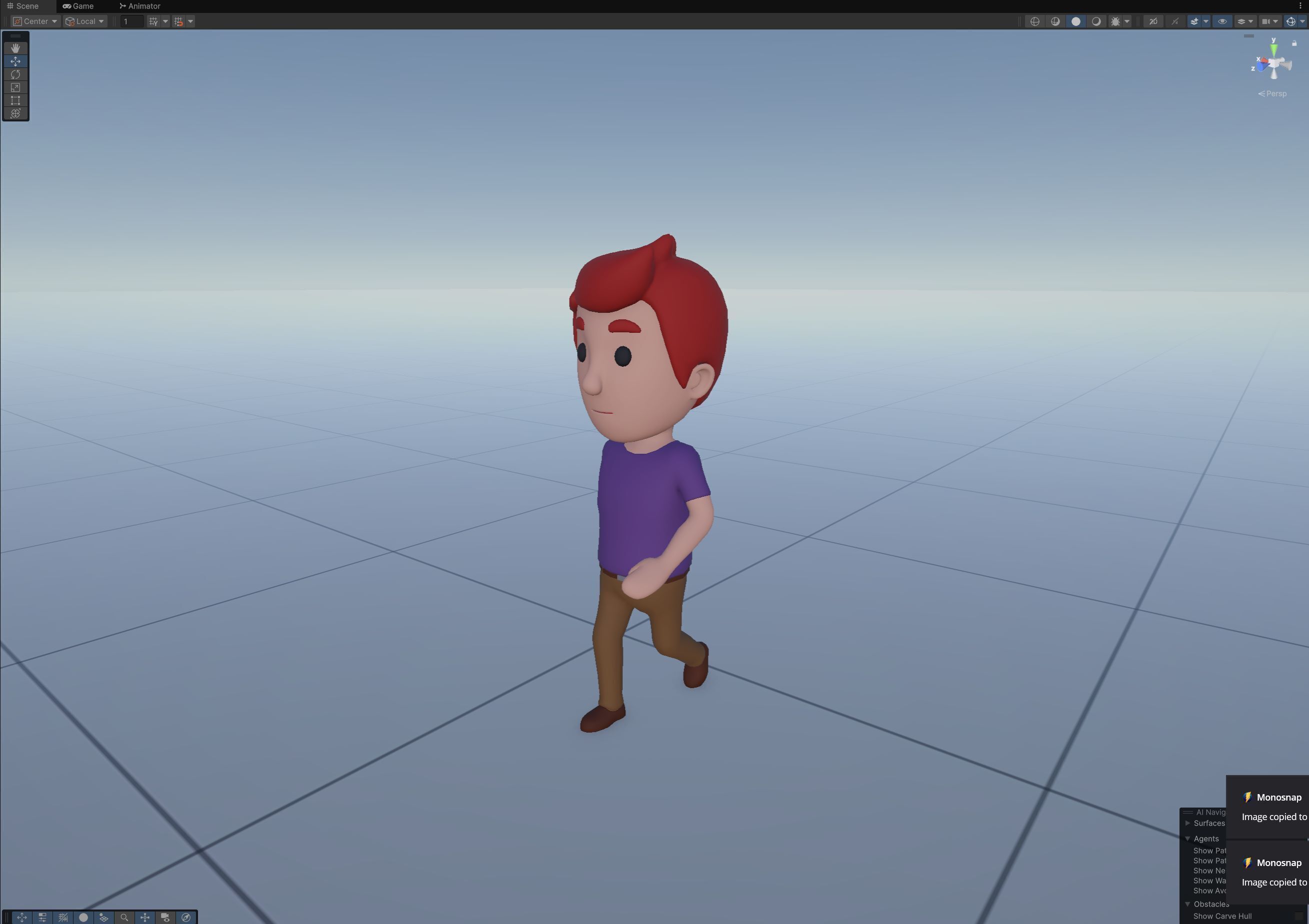 Cartoon Male Character Rigged 108 3D model_11