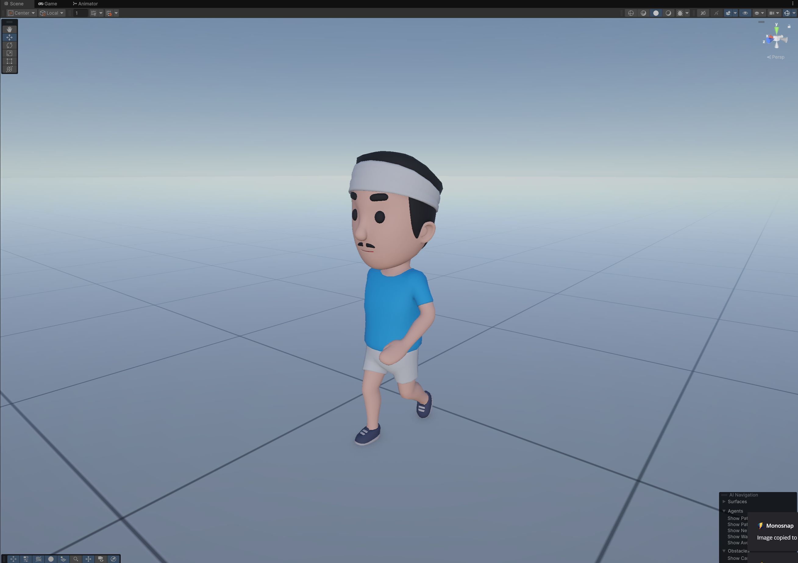 Cartoon Male Character Rigged 102 3D model_11