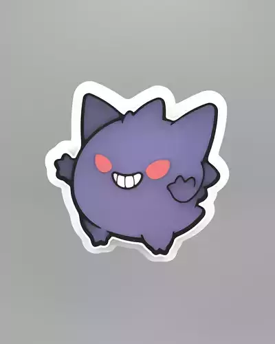 Gengar Pokemon Cookie cutter 