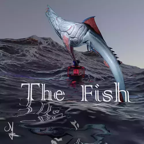 fish 3D model Low-poly 3D model