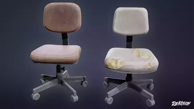 SUBURBS - Office Chairs 09 - LOW POLY AND NANITE