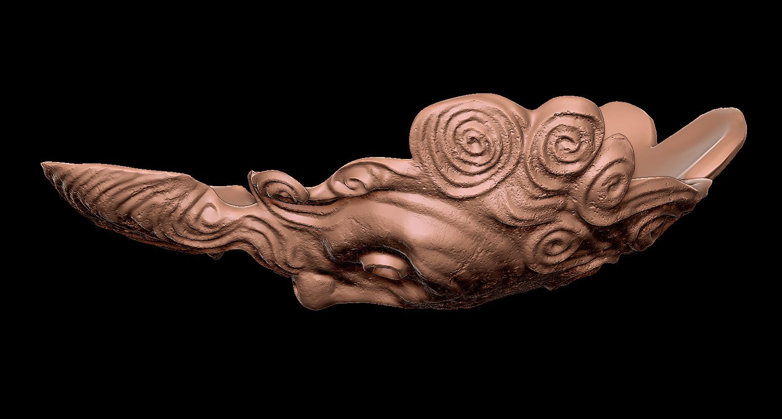 MASK OF THE FATHER - DARK SOULS - WALL DISPLAY AND COSPLAY PROP 3D print model_3