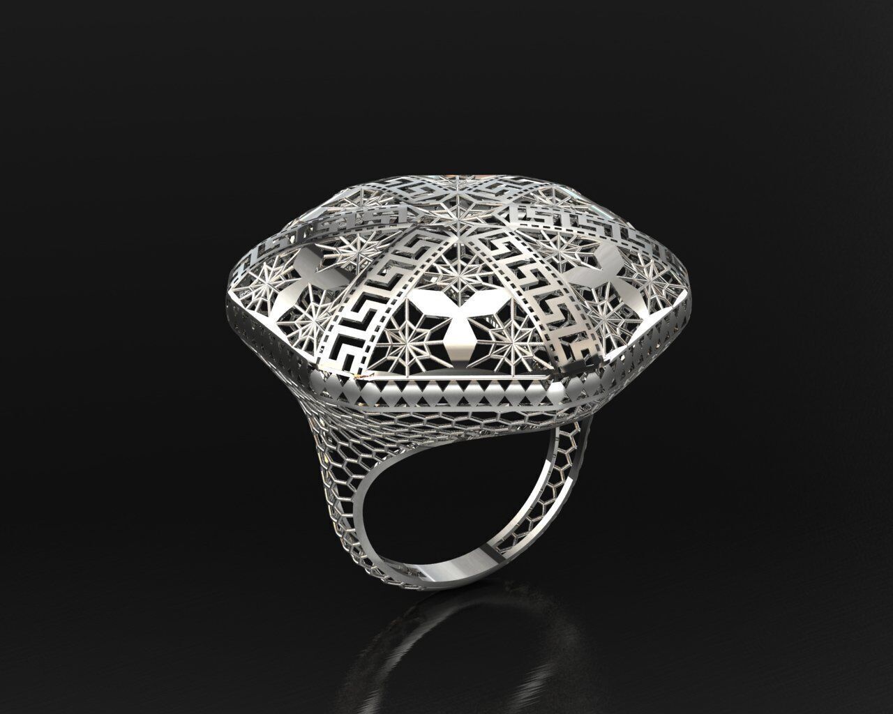 Fusion Ring 01 3D print model_4