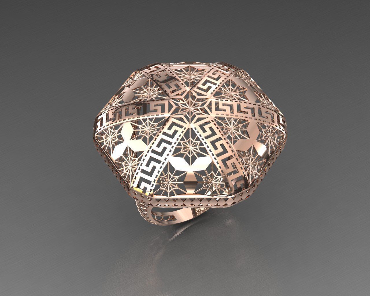 Fusion Ring 01 3D print model_8