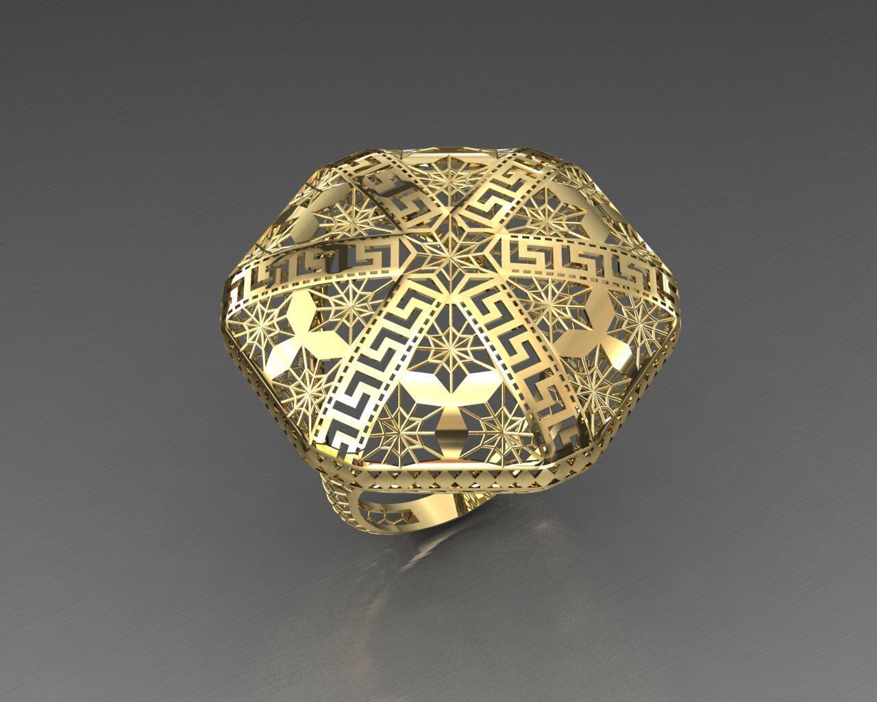 Fusion Ring 01 3D print model_2