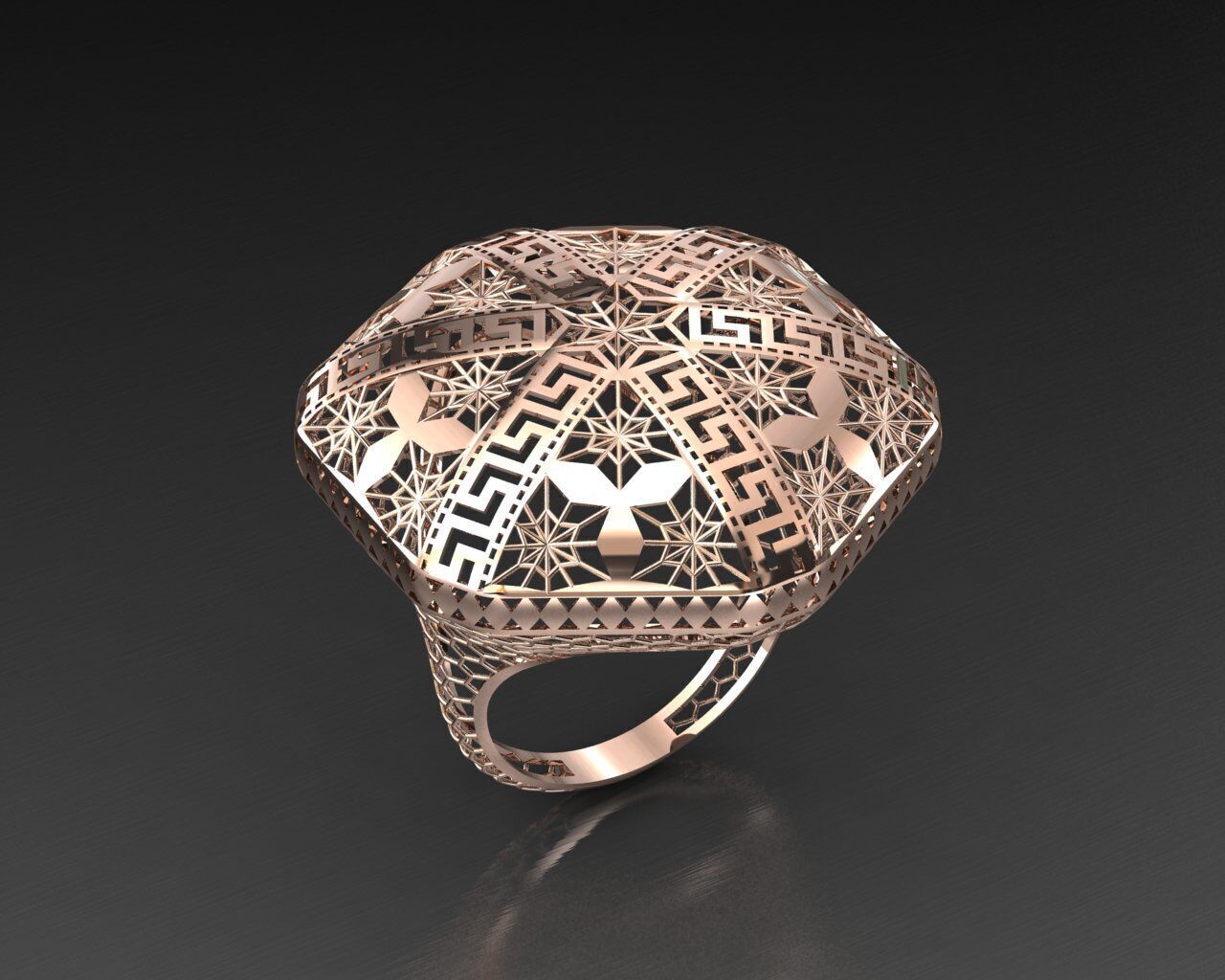 Fusion Ring 01 3D print model_6