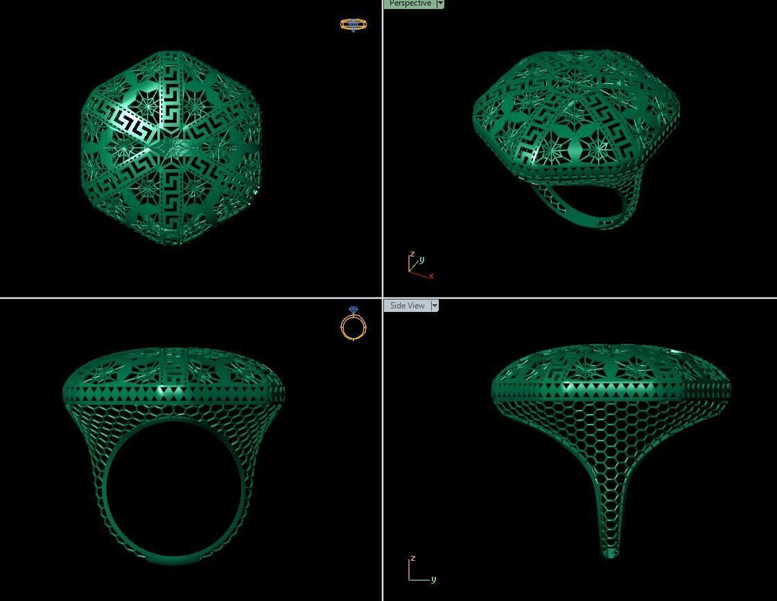 Fusion Ring 01 3D print model_11