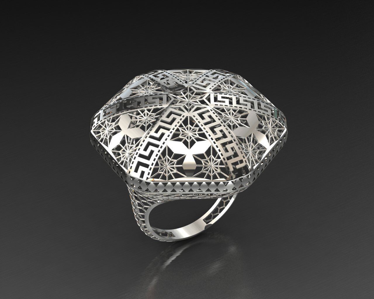 Fusion Ring 01 3D print model_3