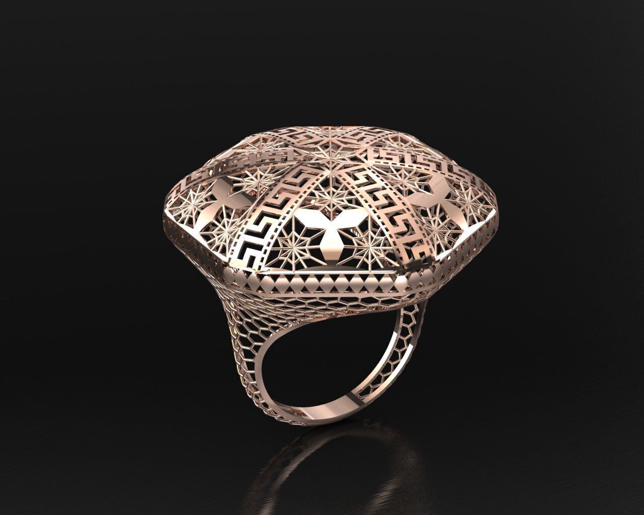 Fusion Ring 01 3D print model_7