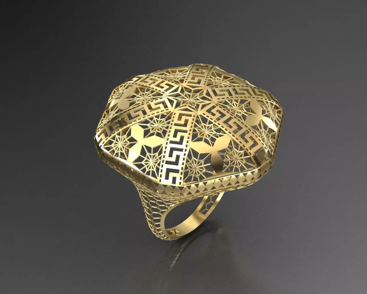 Fusion Ring 01 3D print model_0