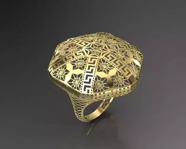 Fusion Ring 01 3D print model