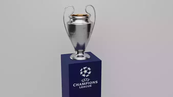 UEFA champions league trophy