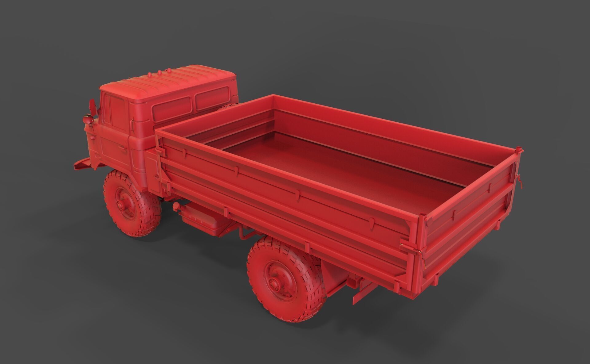 Gaz 66 3D print model_4