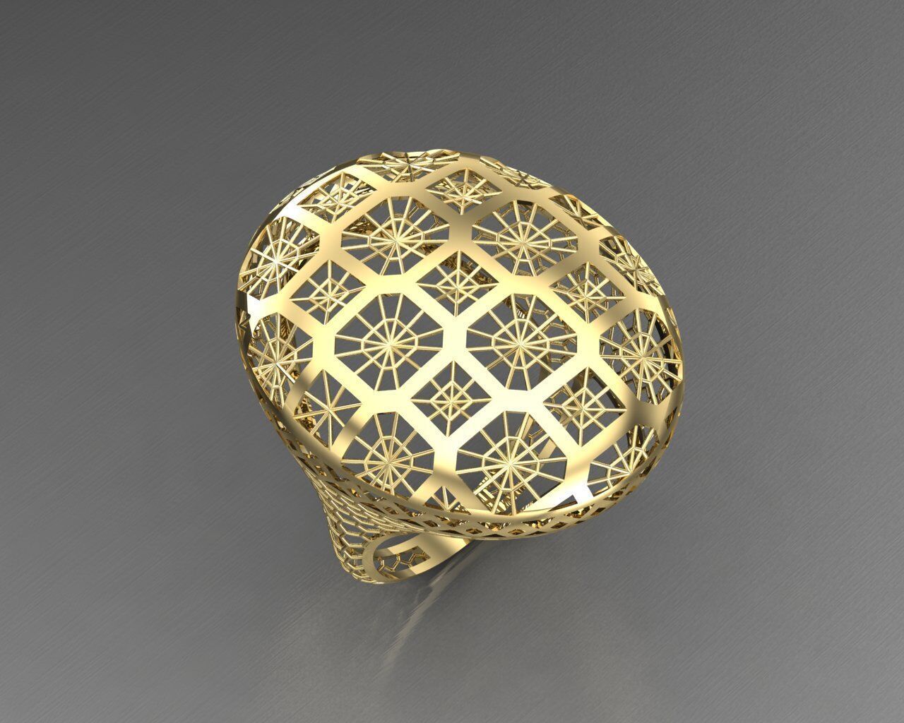 Fusion Ring 02 3D print model_1
